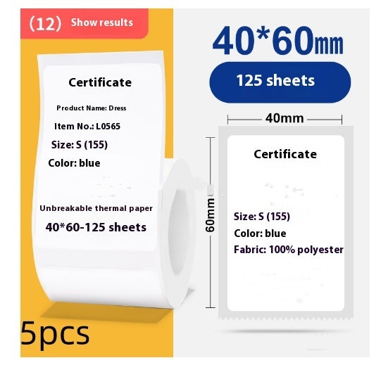 Pick Up Label Printer Mini Printer